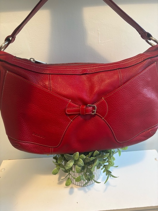 Bally Handbags - Bally Pebbled Leather Shoulder Bag EUC